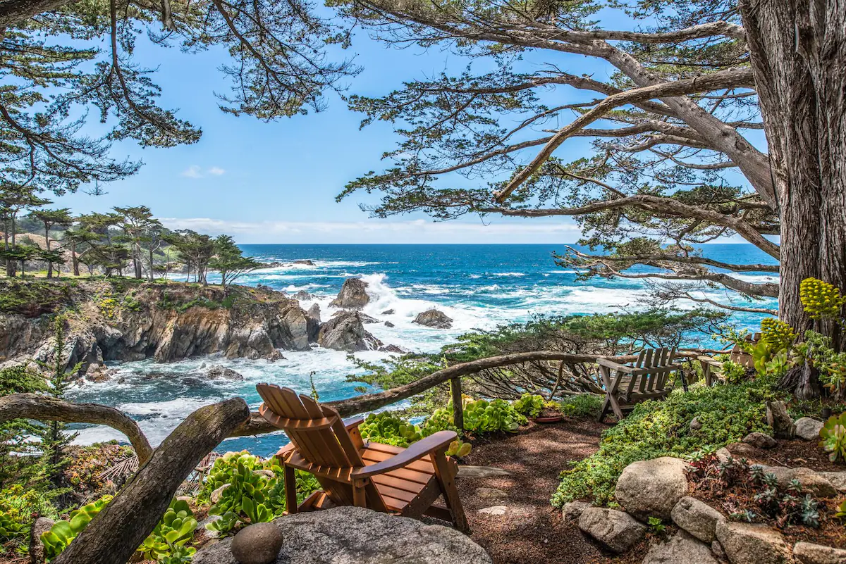 Stone, Cypress & Open Sea — Carmel-by-the-Sea