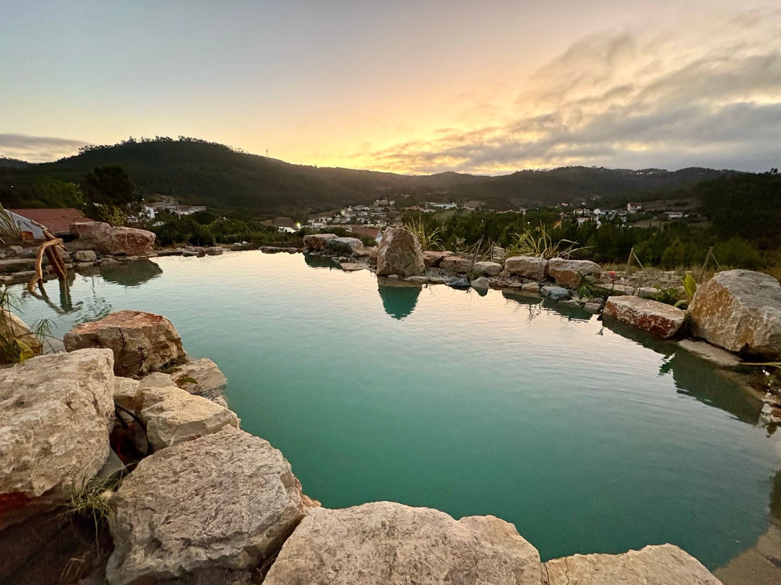 Stone, Water & Wild Grass — Lisbon natural pool